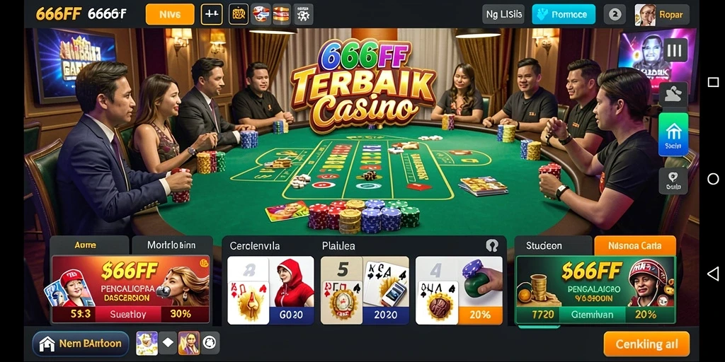 Tampilan gameplay Live Casino yang interaktif dan menghibur.
