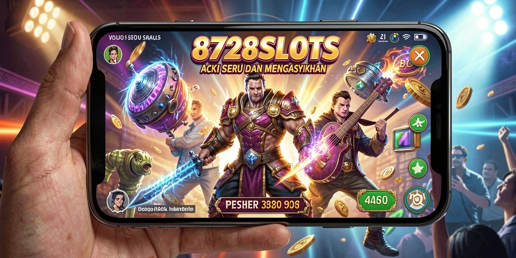 Tampilan gameplay seru saat memutar slot di 8728SLOTS.