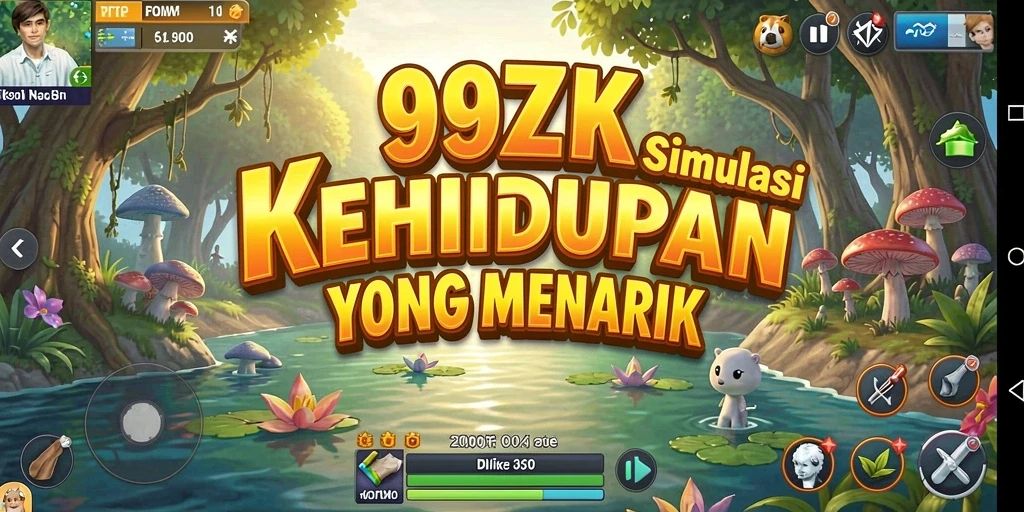 Screenshot gameplay 99ZK yang menampilkan karakter dalam aksi.