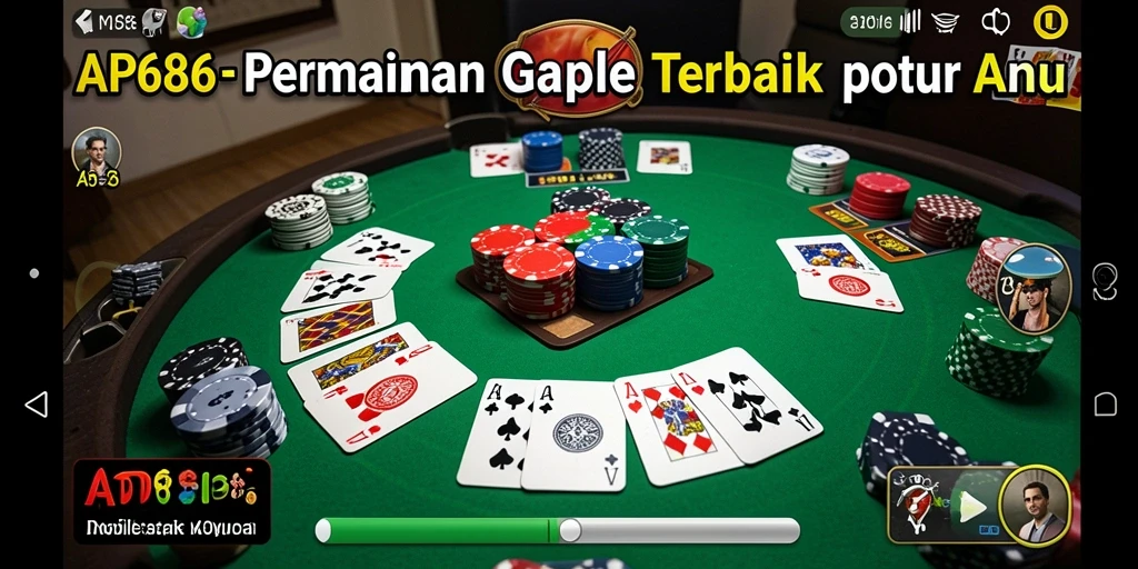 Tampilan menarik gameplay Gaple di AP686.