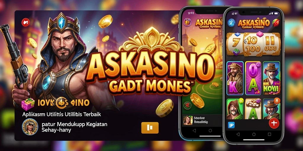 Tampilan antarmuka aplikasi ASKASINO yang modern dan efisien.