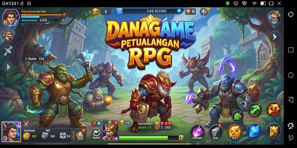 Tampilan gameplay RPG yang seru dan menarik dari DANAGAME.