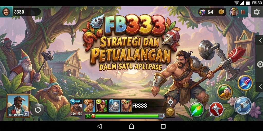 Tangkapan layar menunjukkan aksi strategi mendebarkan di FB333.