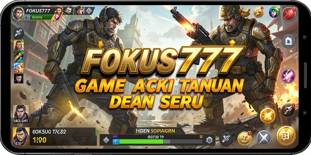 Gameplay seru dan mendebarkan di FOKUS777.
