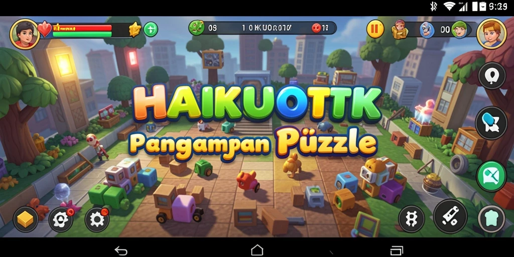 Tampilan gameplay HAIKUOTK yang menarik dan menantang.