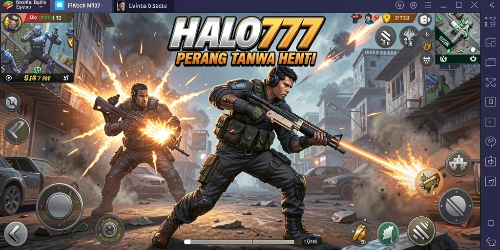 Tangkapan layar gameplay HALO777 dengan aksi yang mendebarkan.
