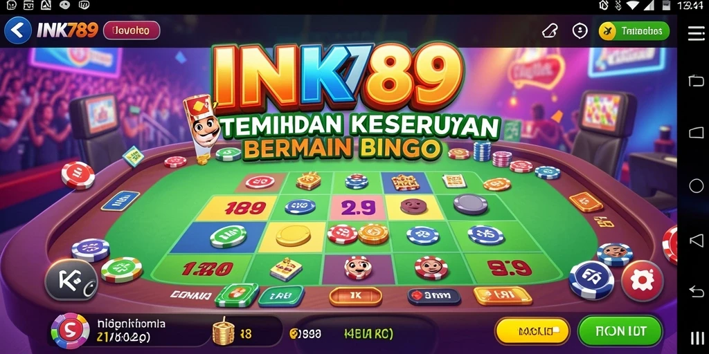 Tampilan gameplay Bingo yang menarik dan interaktif dari INK789.