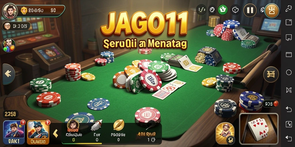 Tampilan gameplay JAGO11 yang seru dan kompetitif.