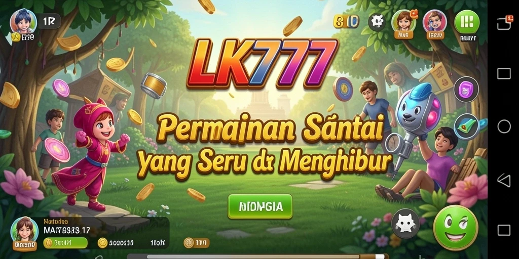 Tampilan gameplay LK777 yang seru dan penuh warna.