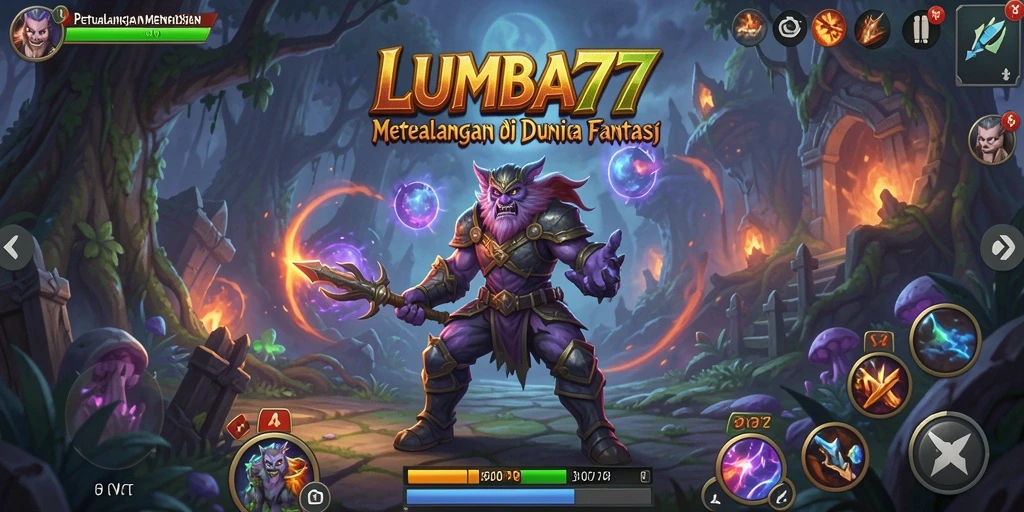 Gambaran gameplay seru dari LUMBA77 dalam dunia petualangan.