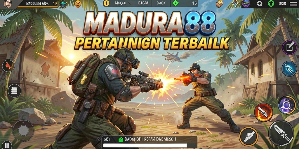 Gameplay seru di arena Battle Royale MADURA88 yang penuh aksi.
