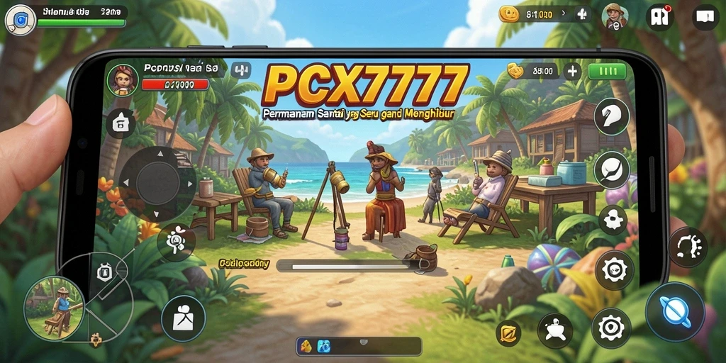 Tampilan seru gameplay <strong>PCX777</strong> dengan berbagai tantangan menarik.