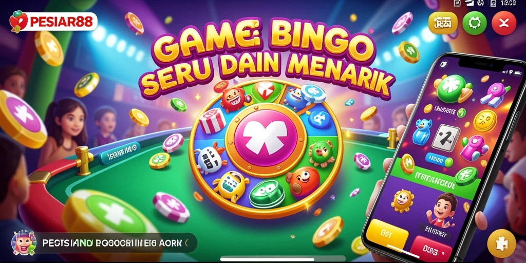 Tampilan gameplay PESIAR88 yang menarik saat pertandingan Bingo berlangsung.