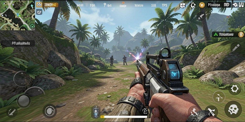 Tangkapan layar gameplay SENIOR4D yang mendebarkan dan penuh aksi.