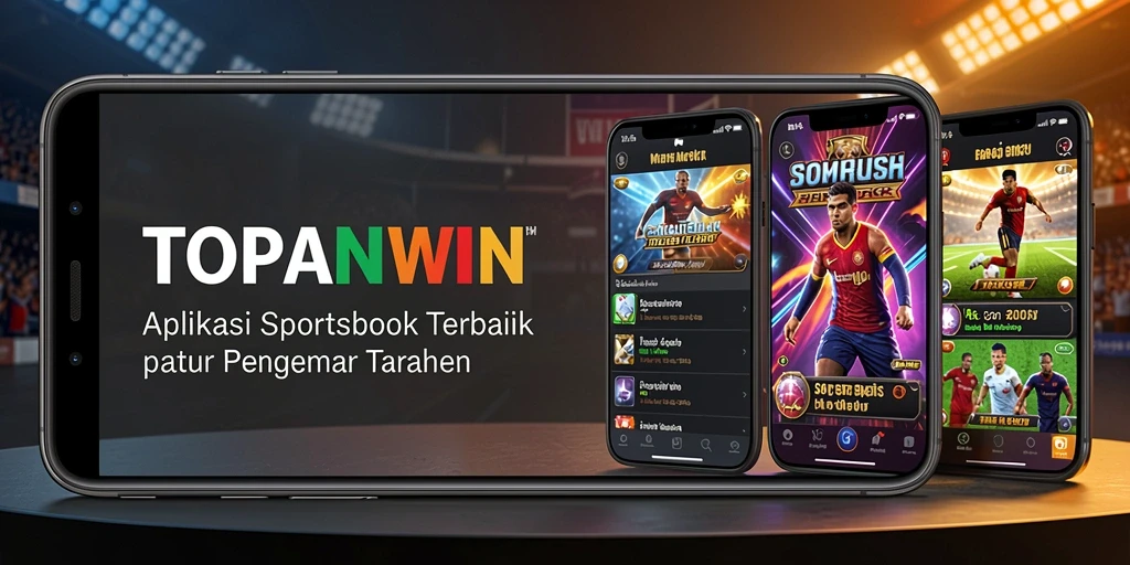 Tampilan gameplay aplikasi Sportsbook TOPANWIN yang menarik dan informatif.