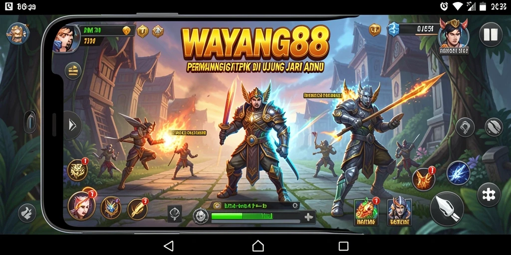 Tampilan gameplay <strong>WAYANG88</strong> yang mendebarkan dan penuh strategi.