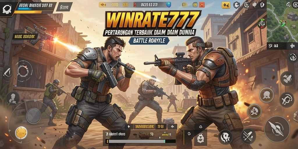 Gameplay seru dalam <strong>WINRATE777</strong> saat bertarung dengan pemain lain.